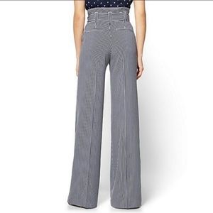 NY&CO | NWT Stripe Paperbag Wide Leg Pants/Culotte